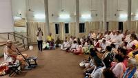 Arrival of HH Swamiji and Deepnamaskaar (17 March 2025)